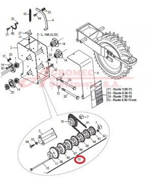 Bloc pinioane cutie viteze G22270163R 
